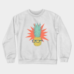 Pineapple with glasses Crewneck Sweatshirt